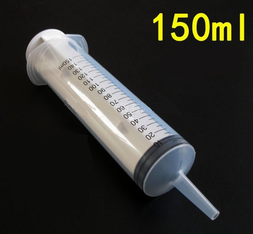 100ml/150ml Reusable Big Large Hydroponics Plastic Pets Nutrient Sterile Health Measuring Syringe Tools Cat Feeding Accessories