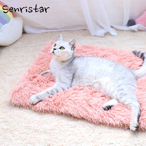 Soft Plush Sleeping Dog Bed For Small Medium Large Dog Cat  Breathable Warm Bed Blanket Puppy Chihuahua Teddy Pet Dog Bed Mat