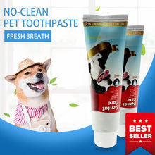 Load image into Gallery viewer, 1PC Dog Cat Edible Toothpaste Special Cleaning Bad Breath Tooth Stain Pet Cleaning  Supplies 95g