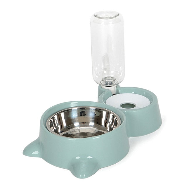 Automatic Pet Feeder Water Dispenser Cat Dog Drinking Bowl Dogs Feeder Dish Cat Feeding Watering Supplies