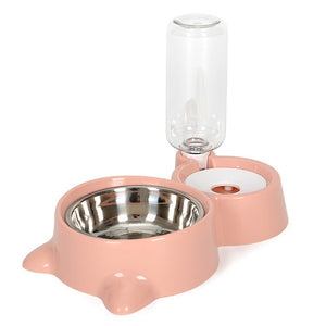 Automatic Pet Feeder Water Dispenser Cat Dog Drinking Bowl Dogs Feeder Dish Cat Feeding Watering Supplies