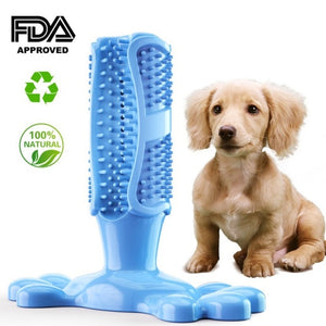 Dog Toothbrush Stick Pets Brushing Stick Dog Teeth Cleaning Chew Toy Teddy Teeth Silicone Perfect Care Products Cleaning Mouth