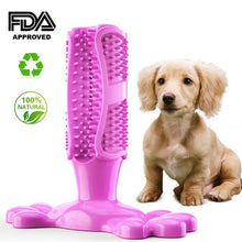 Load image into Gallery viewer, Dog Toothbrush Stick Pets Brushing Stick Dog Teeth Cleaning Chew Toy Teddy Teeth Silicone Perfect Care Products Cleaning Mouth