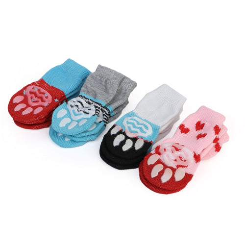 2018 NEW Pet Cat Socks Creative Cat Coats Dog Socks Traction Control For Indoor Wear L/M/S Cat Clothing Multicolor S M L