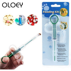 Reusable Small Hydroponics Plastic Nutrient Sterile Health Measuring Hand Push Syringe Tools for Pet Cat Feeder Drinker Product
