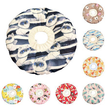 Load image into Gallery viewer, New Cat E-Collar Recovery Cone Adjustable Cotton Blends Neck Recover  Cat Dog Printed Elizabeth Circle Pet Protection Collar