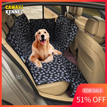 Load image into Gallery viewer, CAWAYI KENNEL Dog Carriers Waterproof Rear Back Pet Dog Car Seat Cover Mats Hammock Protector with Safety Belt Transportin Perro