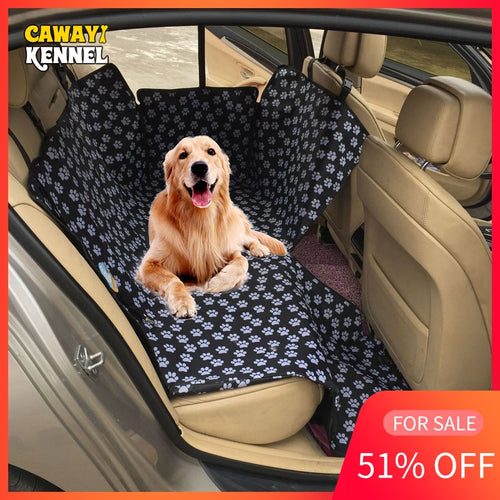 CAWAYI KENNEL Dog Carriers Waterproof Rear Back Pet Dog Car Seat Cover Mats Hammock Protector with Safety Belt Transportin Perro