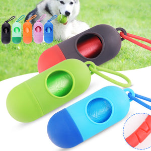 Pet Dog Pooper Scoopers Disposable Garbage Bag Pet Dog Clean Up Waste BOX  Waste Pouch  Carrier Holder Dispenser