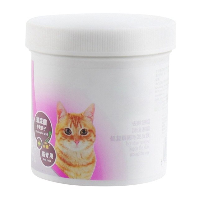 Pet Dog Cat Wipes Professional Eyes Wet Wipes Seaweed Repair Essence Eye Towel for Pet Cat Dog Grooming Accessories