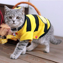 Load image into Gallery viewer, 1Pcs Pet Clothes Cute Bees Dog Cat Clothes Soft Fleece Teddy Poodle Dog Clothing Pet Product Supplies Accessories 7z-ca217