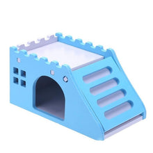 Load image into Gallery viewer, Wooden Hamster Staircase Sleeping House Golden Bear Nest Bed for Small Pets Chinchillas Guinea-pig Small Pets Cage Toys