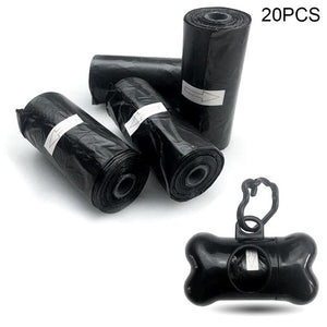 20/42 Rolls Dog Poop Bags With Dispenser Disposable Pet Poo Garbage Bag for Cats Dogs E2S