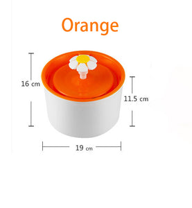 Automatic Cat Dog Pet Water Fountain Pet Bowl Cat Drinking Flower Water Dispenser Petsafe Drink with Filters Pet Water Fountain