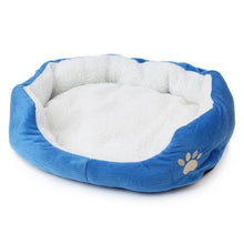 Load image into Gallery viewer, Pet Dog Cashmere Bed Warming Dog House Soft Sofa Material Nest Dog Baskets Fall Winter Warm Kennel For Cat Puppy Supplies