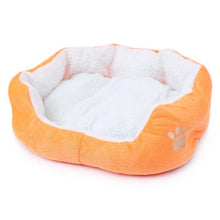 Load image into Gallery viewer, Pet Dog Cashmere Bed Warming Dog House Soft Sofa Material Nest Dog Baskets Fall Winter Warm Kennel For Cat Puppy Supplies