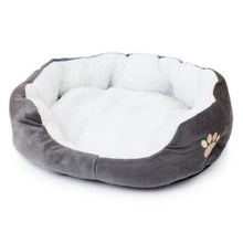 Load image into Gallery viewer, Pet Dog Cashmere Bed Warming Dog House Soft Sofa Material Nest Dog Baskets Fall Winter Warm Kennel For Cat Puppy Supplies