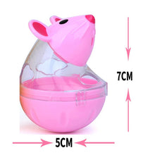 Load image into Gallery viewer, Christmas Cat Food Feeders Ball Pet Interactive Toy Smarter Cat Dogs Playing Toys Treat Ball Shaking for Dogs Increases IQ 6c4Q