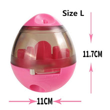 Load image into Gallery viewer, Christmas Cat Food Feeders Ball Pet Interactive Toy Smarter Cat Dogs Playing Toys Treat Ball Shaking for Dogs Increases IQ 6c4Q