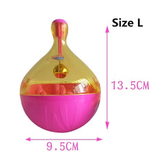 Load image into Gallery viewer, Christmas Cat Food Feeders Ball Pet Interactive Toy Smarter Cat Dogs Playing Toys Treat Ball Shaking for Dogs Increases IQ 6c4Q