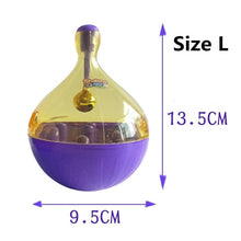 Load image into Gallery viewer, Christmas Cat Food Feeders Ball Pet Interactive Toy Smarter Cat Dogs Playing Toys Treat Ball Shaking for Dogs Increases IQ 6c4Q
