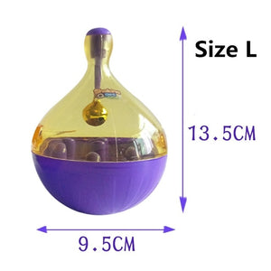 Christmas Cat Food Feeders Ball Pet Interactive Toy Smarter Cat Dogs Playing Toys Treat Ball Shaking for Dogs Increases IQ 6c4Q