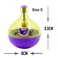 Load image into Gallery viewer, Christmas Cat Food Feeders Ball Pet Interactive Toy Smarter Cat Dogs Playing Toys Treat Ball Shaking for Dogs Increases IQ 6c4Q