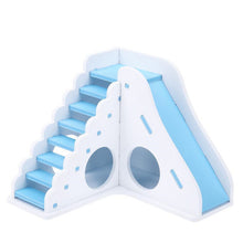 Load image into Gallery viewer, 1pcs Luxurious Hamster House Swing Toy Slide Hamsters Nest Loft Bed Cage Nest Pet Hedgehog Castle Climb Toys Small Pet House