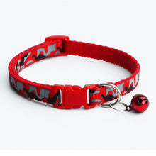 Load image into Gallery viewer, Delicate Safety Casual Nylon Dog Collar Neck Strap Fashion Adjustable Camo Bell Pet Dog Collar Hot Sale