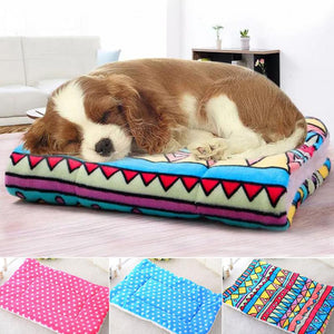 Cute Bed Cushion Pad Blanket Cats Soft Towel Warm Dogs Lovely Cotton Pet Puppy