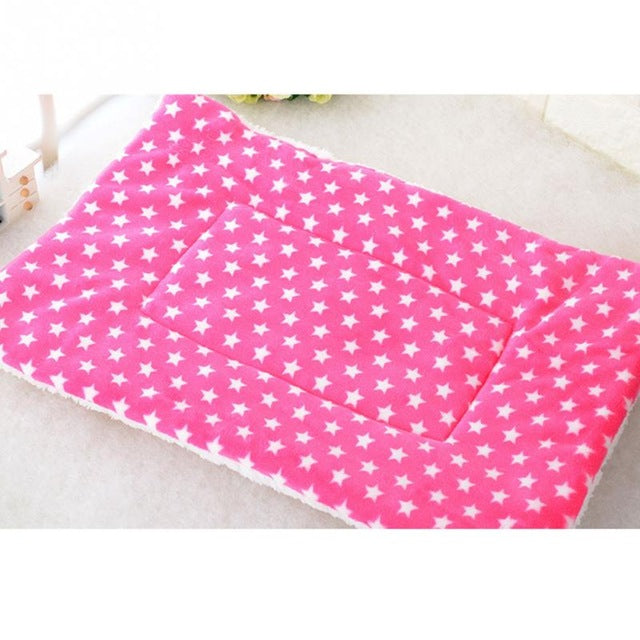 Cute Bed Cushion Pad Blanket Cats Soft Towel Warm Dogs Lovely Cotton Pet Puppy