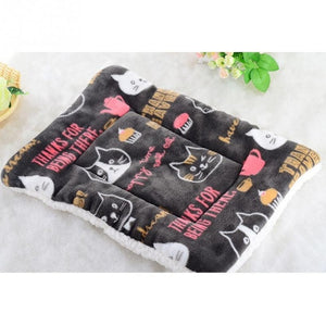 Cute Bed Cushion Pad Blanket Cats Soft Towel Warm Dogs Lovely Cotton Pet Puppy