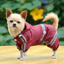 Load image into Gallery viewer, Newly Dog Raincoat Waterproof Rain Coat Clothes for Dogs Outdoor Walking Pets Rainy Wearing Clothing Hoodie Apparel