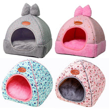 Load image into Gallery viewer, Small Pet Dog House Kennel Bed Mat Cat Blanket Pets Tent Unfolding To Be Thicken Winter Pet Beds Mattress Flannel Fabric Warm