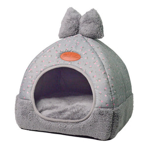 Small Pet Dog House Kennel Bed Mat Cat Blanket Pets Tent Unfolding To Be Thicken Winter Pet Beds Mattress Flannel Fabric Warm