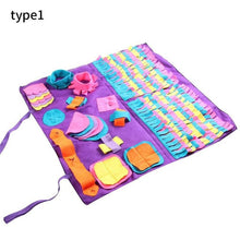 Load image into Gallery viewer, Pet Dog Sniffing Mat Find Food Activity Training Blanket Play Toys Dog Mat For Relieve Detachable Stress Puzzle Sniffing Mat Pad